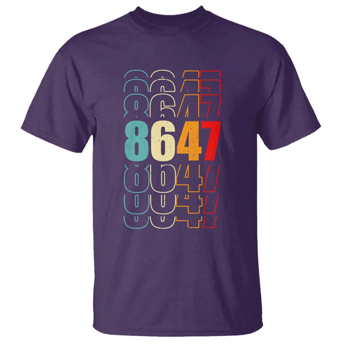 Retro Vintage 8647 T Shirt Subtle Anti FDT