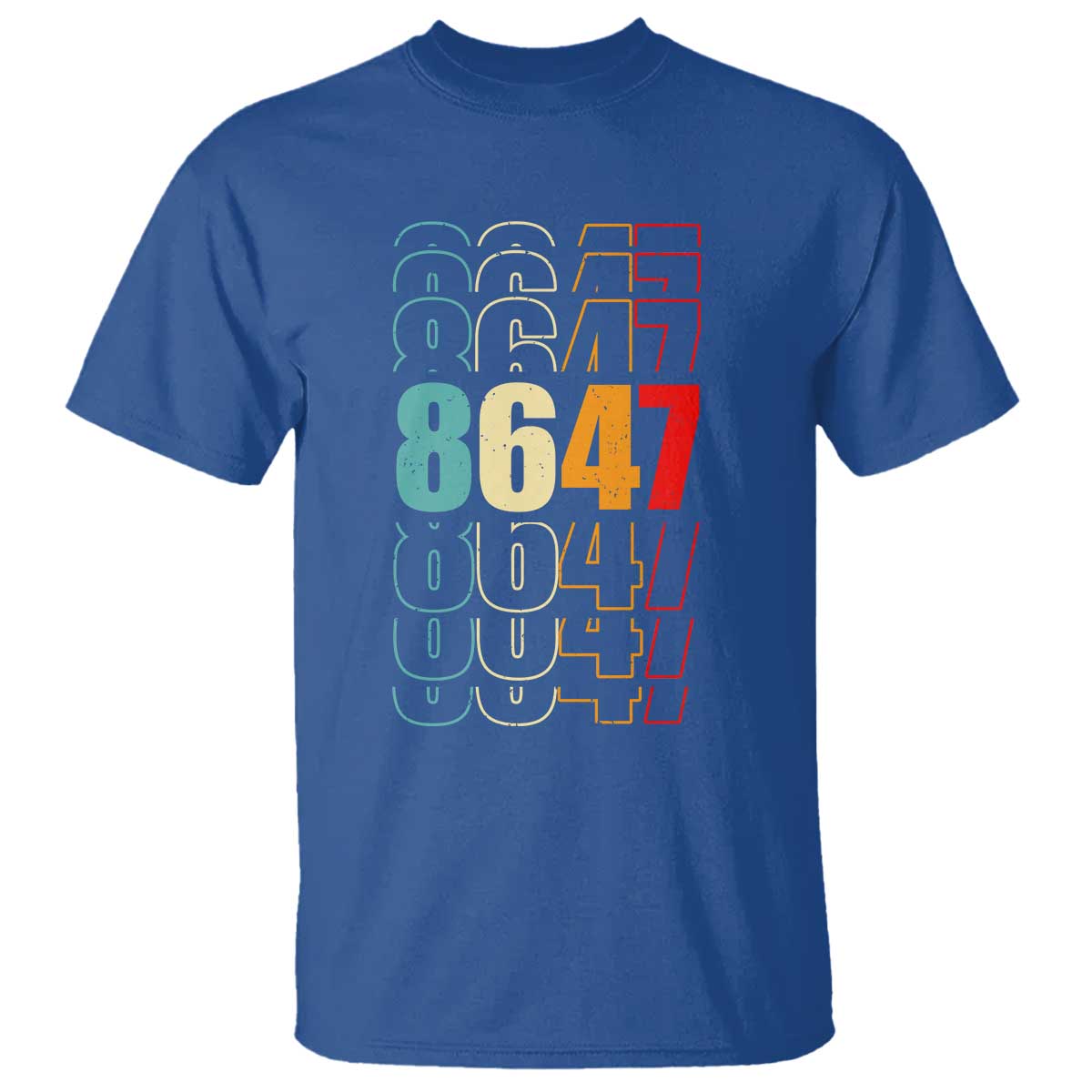 Retro Vintage 8647 T Shirt Subtle Anti FDT