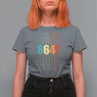 Retro Vintage 8647 T Shirt For Women Subtle Anti FDT