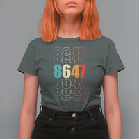 Retro Vintage 8647 T Shirt For Women Subtle Anti FDT