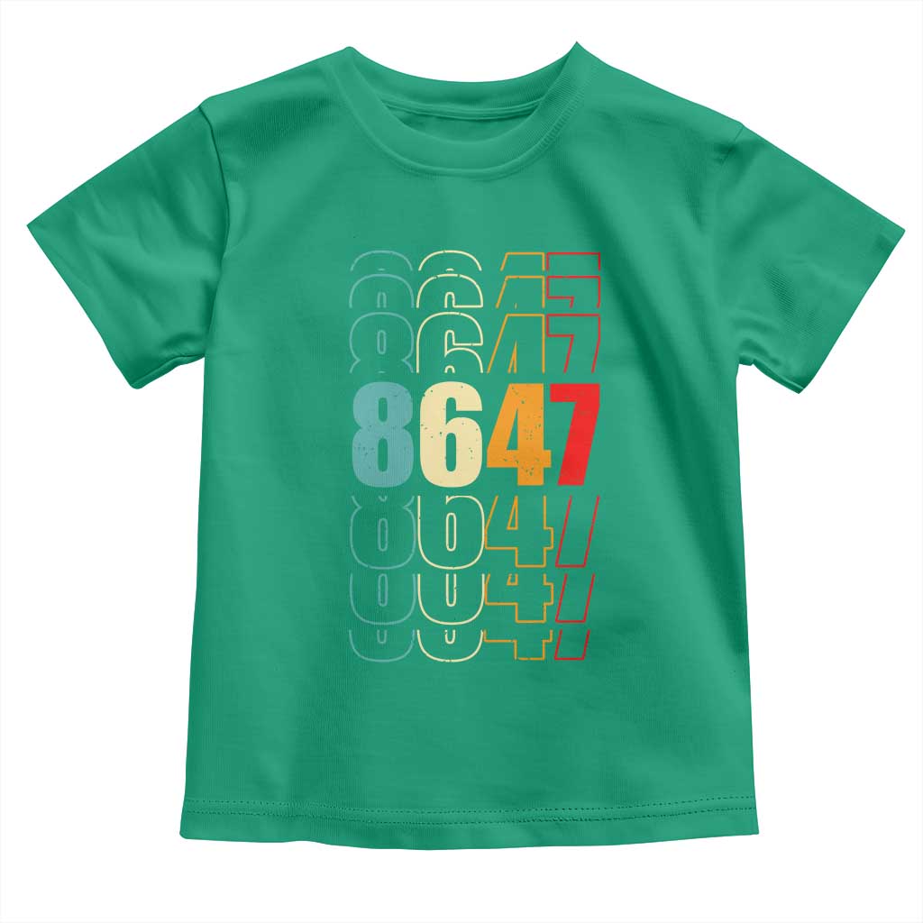 Retro Vintage 8647 Toddler T Shirt Subtle Anti FDT