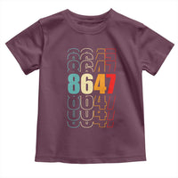 Retro Vintage 8647 Toddler T Shirt Subtle Anti FDT