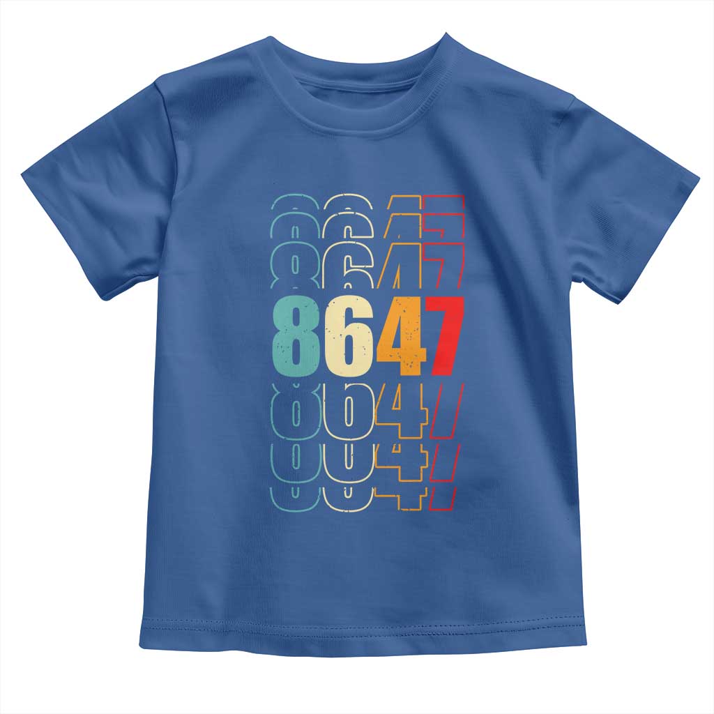 Retro Vintage 8647 Toddler T Shirt Subtle Anti FDT