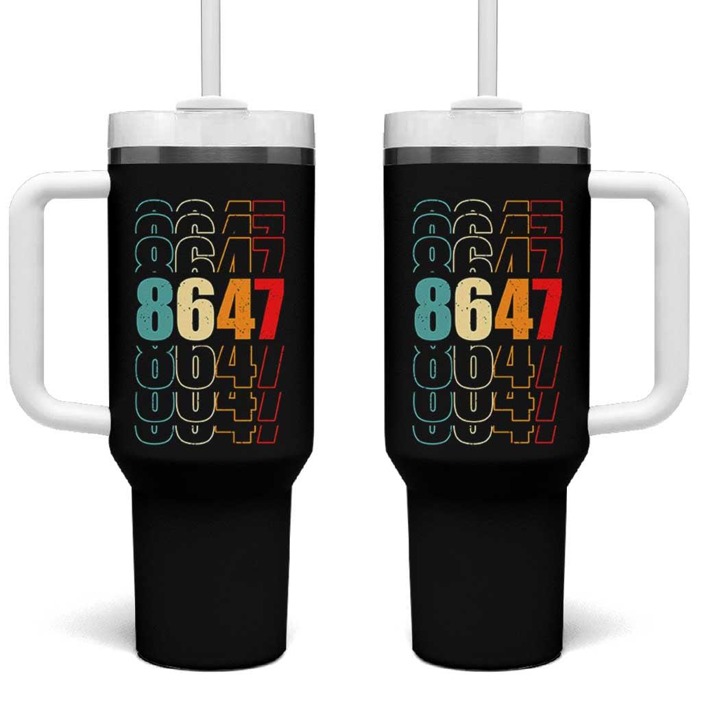 Retro Vintage 8647 Tumbler With Handle Subtle Anti FDT