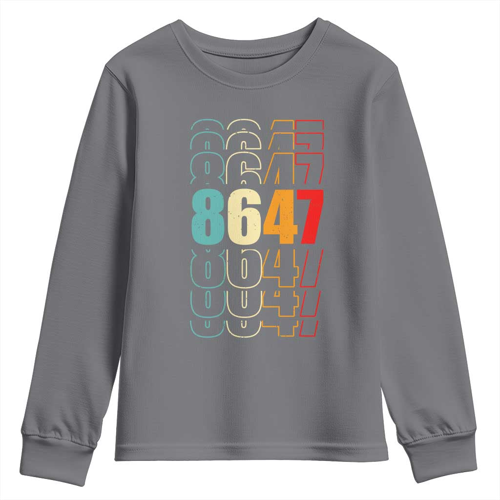 Retro Vintage 8647 Youth Sweatshirt Subtle Anti FDT