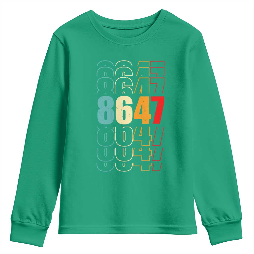 Retro Vintage 8647 Youth Sweatshirt Subtle Anti FDT