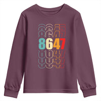Retro Vintage 8647 Youth Sweatshirt Subtle Anti FDT