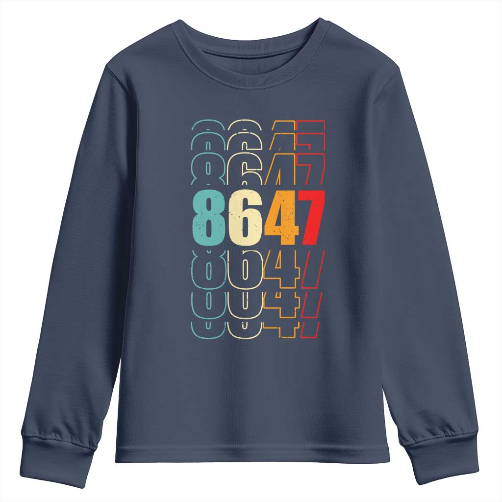 Retro Vintage 8647 Youth Sweatshirt Subtle Anti FDT