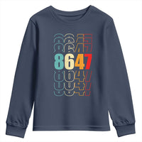 Retro Vintage 8647 Youth Sweatshirt Subtle Anti FDT