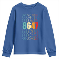 Retro Vintage 8647 Youth Sweatshirt Subtle Anti FDT