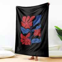 86 47 Boho Floral Matisse Throw Blanket No Kings Oligarchy FDT Political Protest