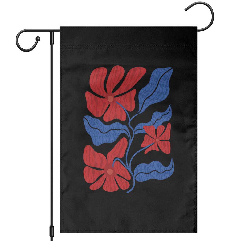 86 47 Boho Floral Matisse Garden Flag No Kings Oligarchy FDT Political Protest