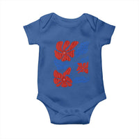 86 47 Boho Floral Matisse Baby Onesie No Kings Oligarchy FDT Political Protest