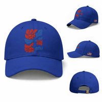 86 47 Boho Floral Matisse Baseball Cap No Kings Oligarchy FDT Political Protest