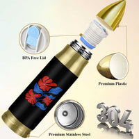 86 47 Boho Floral Matisse Bullet Tumbler No Kings Oligarchy FDT Political Protest