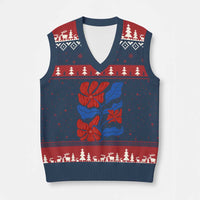 86 47 Boho Floral Matisse V-Neck Knit Sweater Vest No Kings Oligarchy FDT Political Protest
