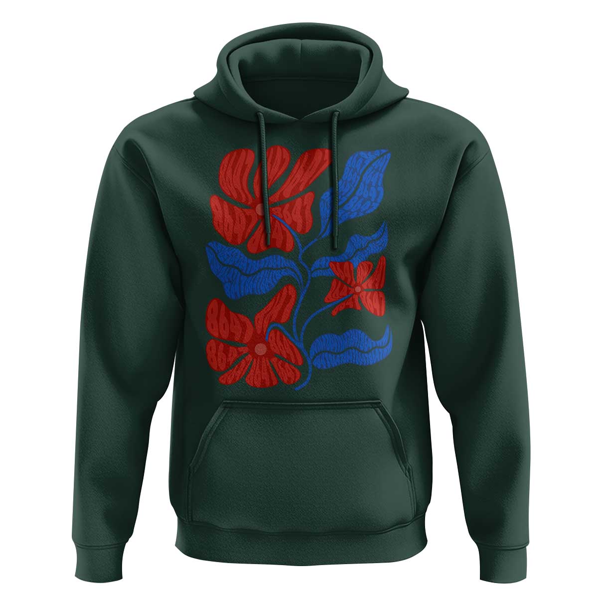 86 47 Boho Floral Matisse Hoodie No Kings Oligarchy FDT Political Protest