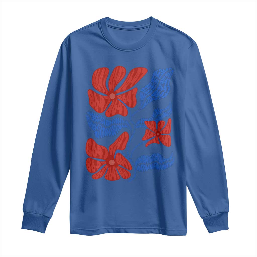 86 47 Boho Floral Matisse Long Sleeve Shirt No Kings Oligarchy FDT Political Protest