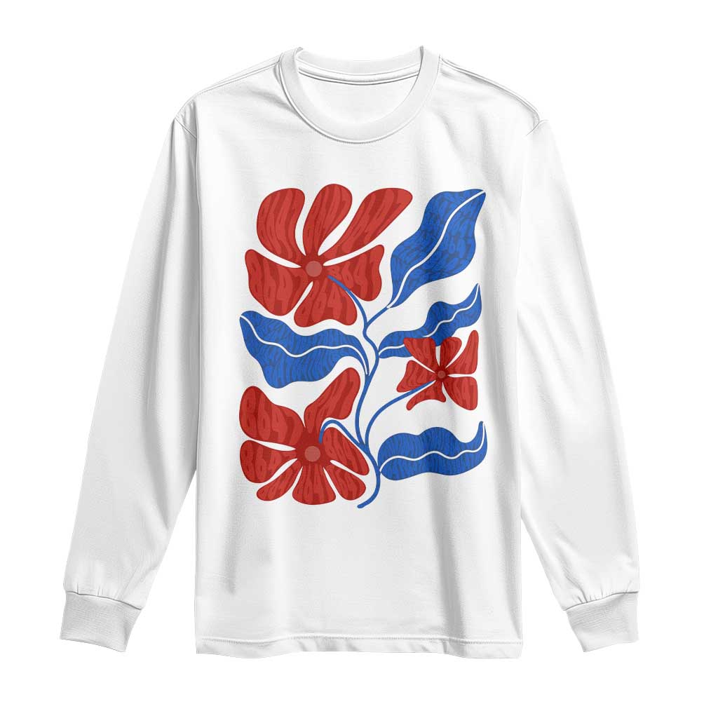 86 47 Boho Floral Matisse Long Sleeve Shirt No Kings Oligarchy FDT Political Protest