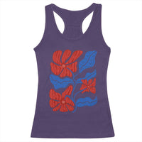 86 47 Boho Floral Matisse Racerback Tank Top No Kings Oligarchy FDT Political Protest