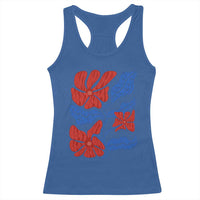 86 47 Boho Floral Matisse Racerback Tank Top No Kings Oligarchy FDT Political Protest