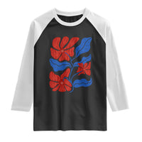 86 47 Boho Floral Matisse Raglan Shirt No Kings Oligarchy FDT Political Protest