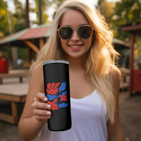 86 47 Boho Floral Matisse Skinny Tumbler No Kings Oligarchy FDT Political Protest
