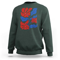 86 47 Boho Floral Matisse Sweatshirt No Kings Oligarchy FDT Political Protest