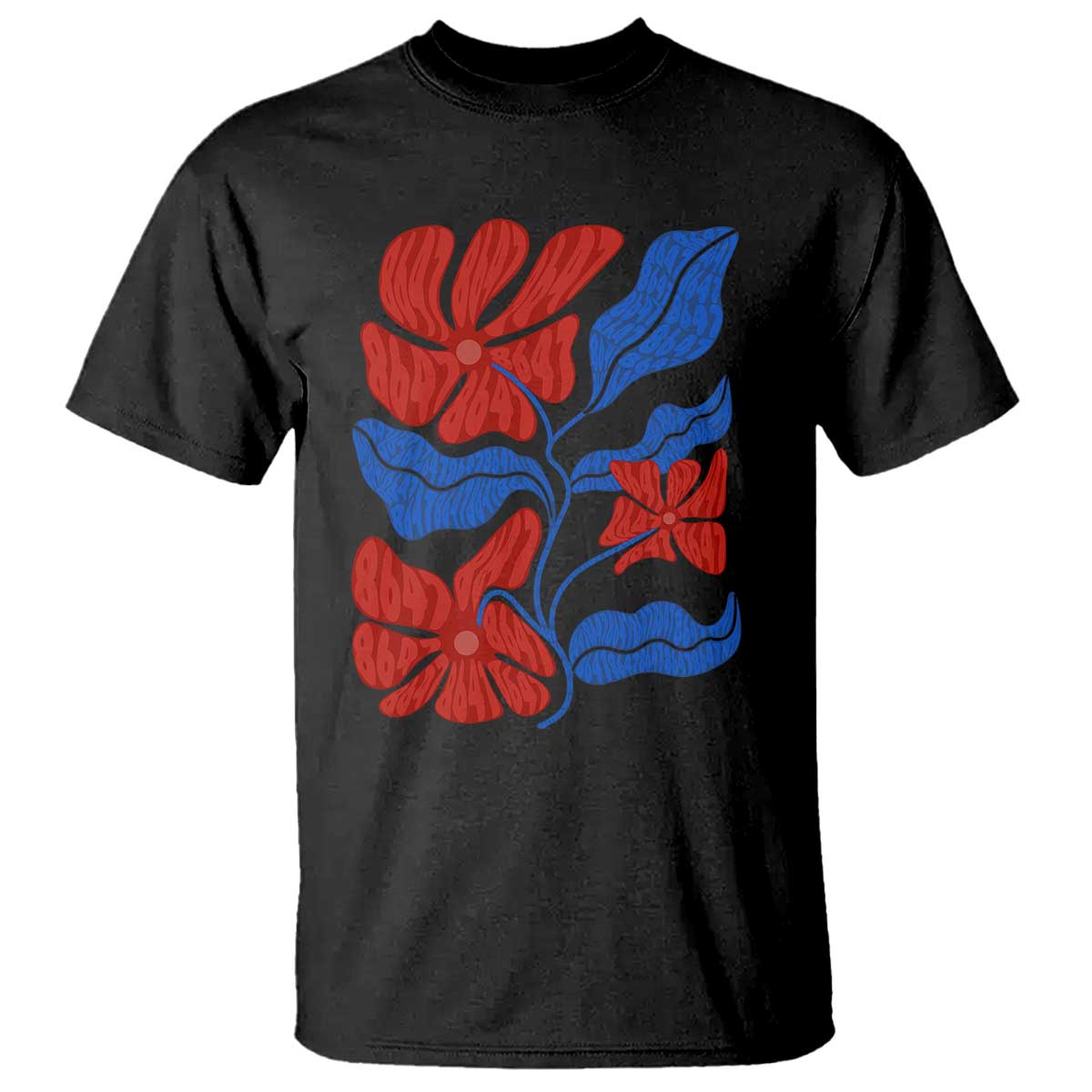 86 47 Boho Floral Matisse T Shirt No Kings Oligarchy FDT Political Protest