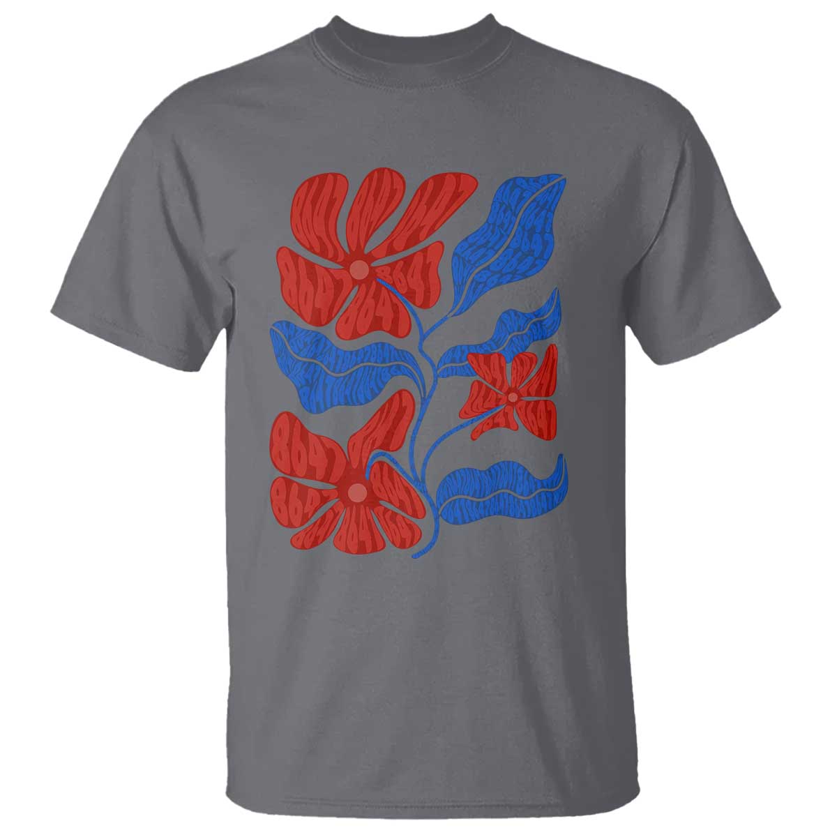 86 47 Boho Floral Matisse T Shirt No Kings Oligarchy FDT Political Protest