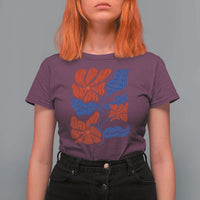 86 47 Boho Floral Matisse T Shirt For Women No Kings Oligarchy FDT Political Protest