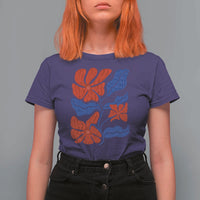 86 47 Boho Floral Matisse T Shirt For Women No Kings Oligarchy FDT Political Protest