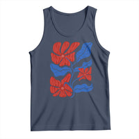 86 47 Boho Floral Matisse Tank Top No Kings Oligarchy FDT Political Protest