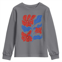 86 47 Boho Floral Matisse Youth Sweatshirt No Kings Oligarchy FDT Political Protest