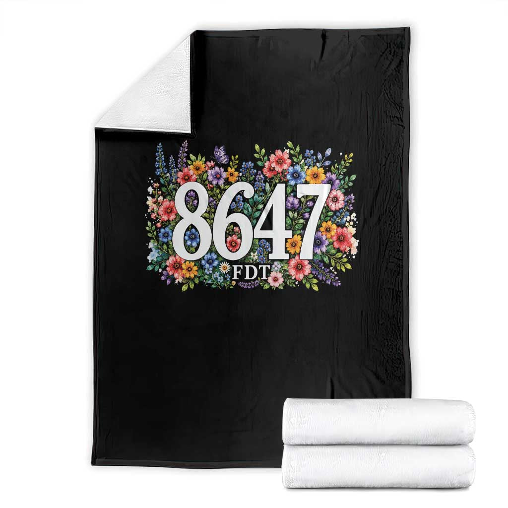 86 47 Floral Boho Style Throw Blanket Subtle FDT