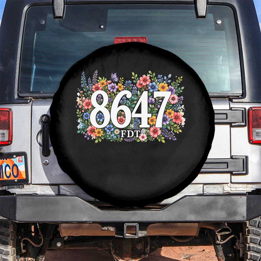 86 47 Floral Boho Style Spare Tire Cover Subtle FDT