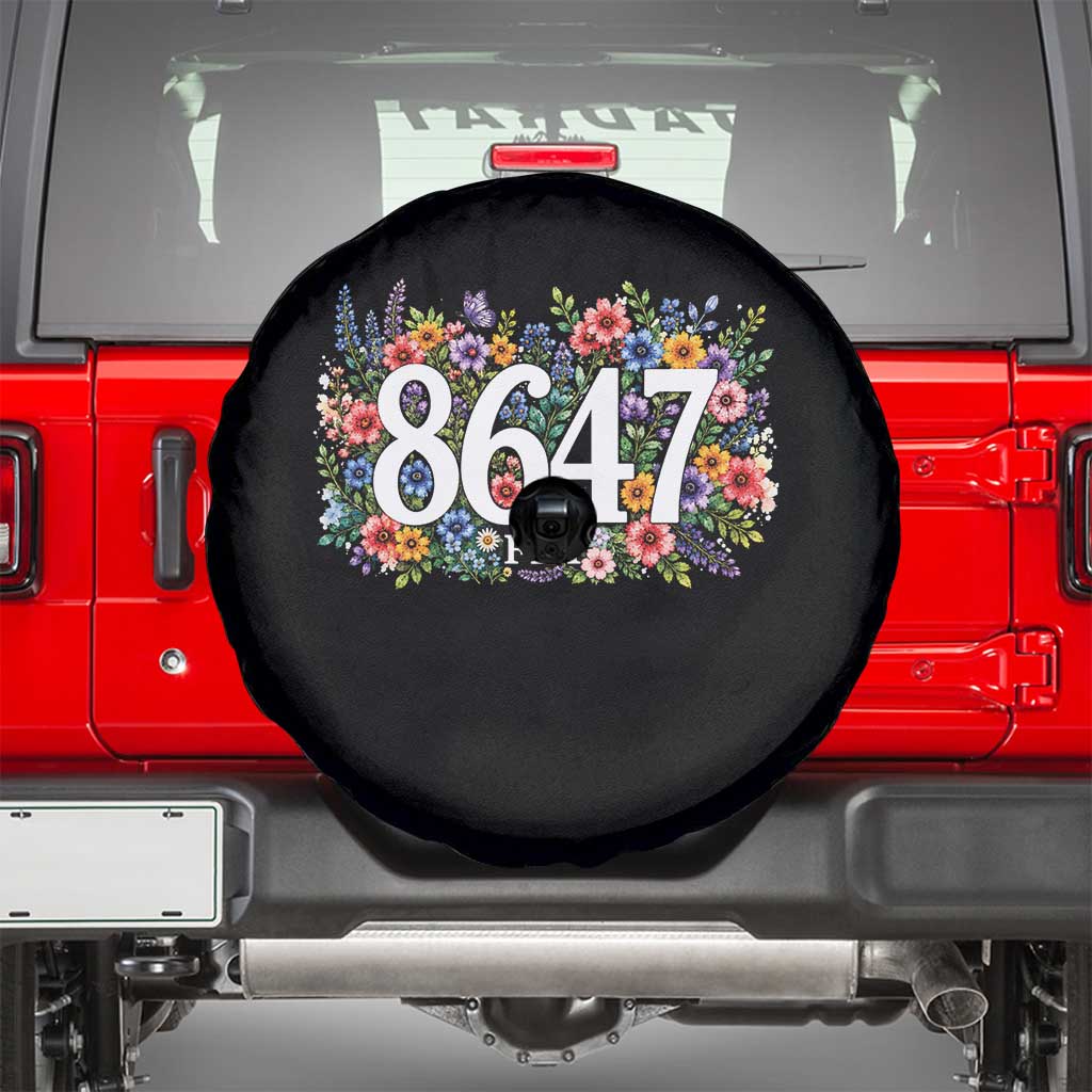 86 47 Floral Boho Style Spare Tire Cover Subtle FDT