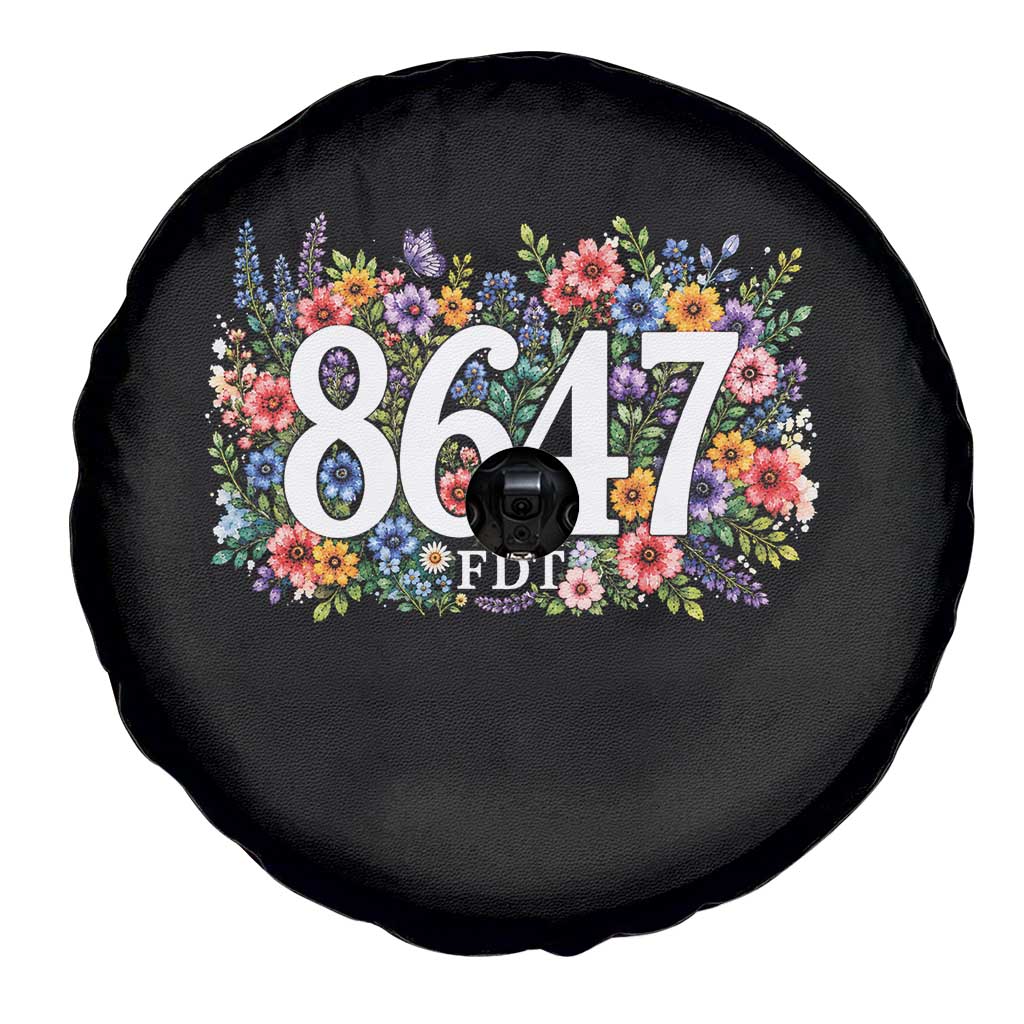 86 47 Floral Boho Style Spare Tire Cover Subtle FDT