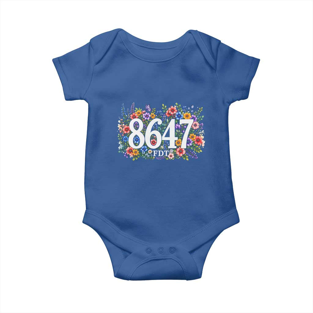 86 47 Floral Boho Style Baby Onesie Subtle FDT