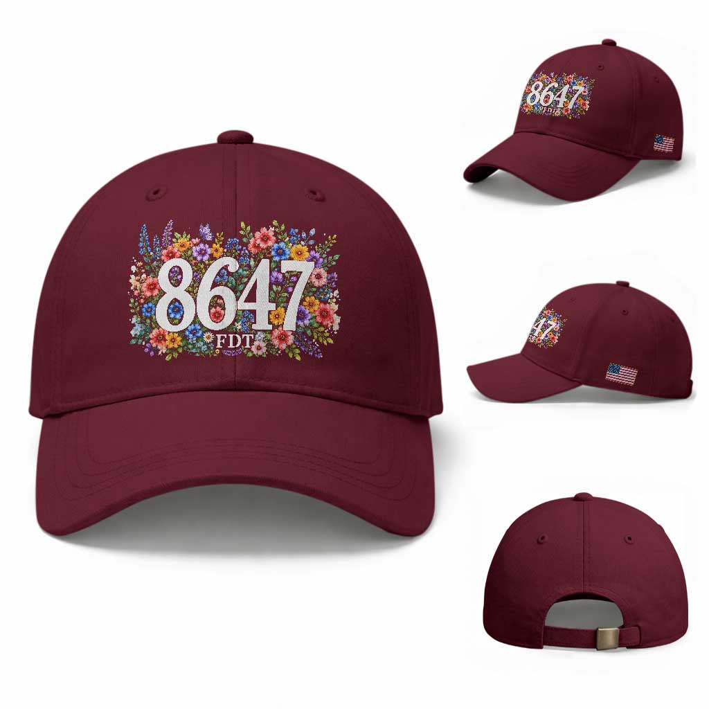 86 47 Floral Boho Style Baseball Cap Subtle FDT