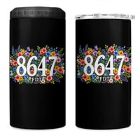 86 47 Floral Boho Style 4 in 1 Can Cooler Tumbler Subtle FDT