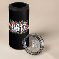86 47 Floral Boho Style 4 in 1 Can Cooler Tumbler Subtle FDT