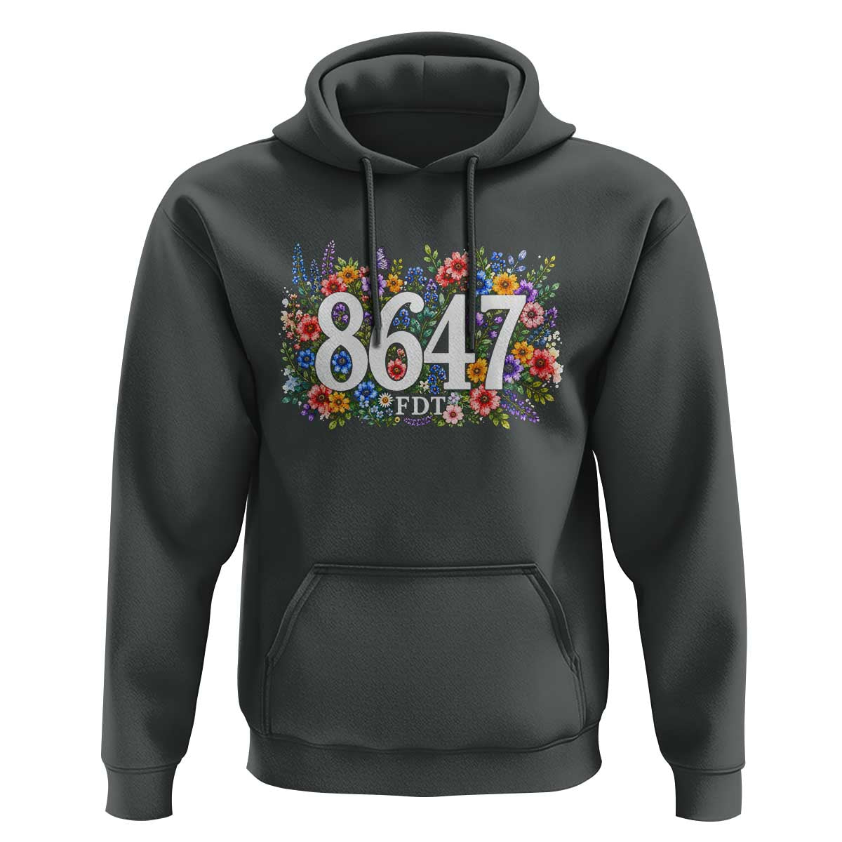 86 47 Floral Boho Style Hoodie Subtle FDT
