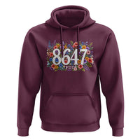 86 47 Floral Boho Style Hoodie Subtle FDT