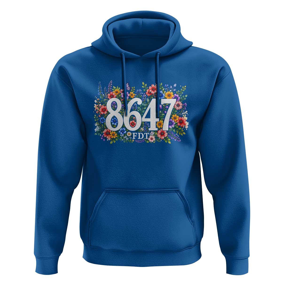 86 47 Floral Boho Style Hoodie Subtle FDT