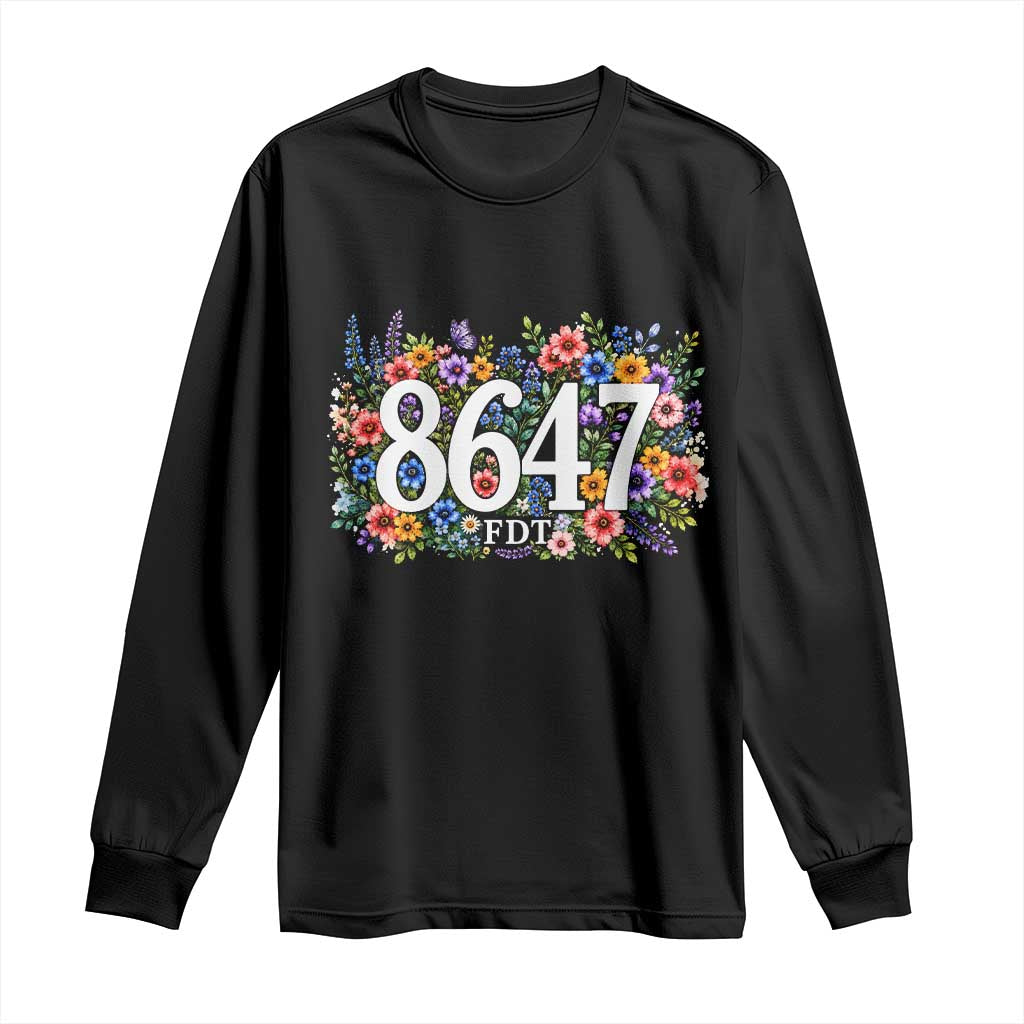 86 47 Floral Boho Style Long Sleeve Shirt Subtle FDT