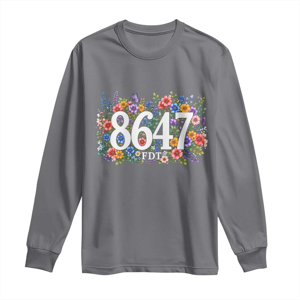 86 47 Floral Boho Style Long Sleeve Shirt Subtle FDT