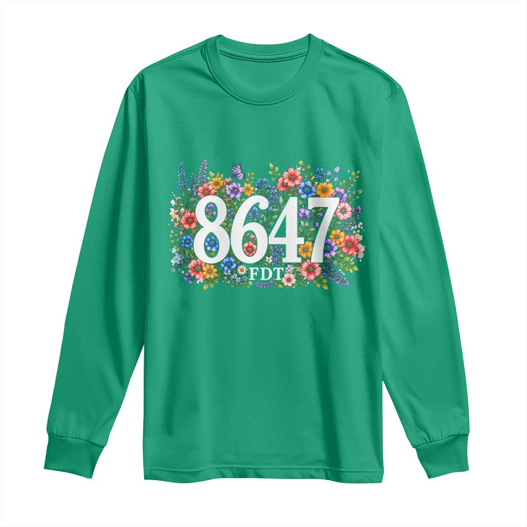 86 47 Floral Boho Style Long Sleeve Shirt Subtle FDT