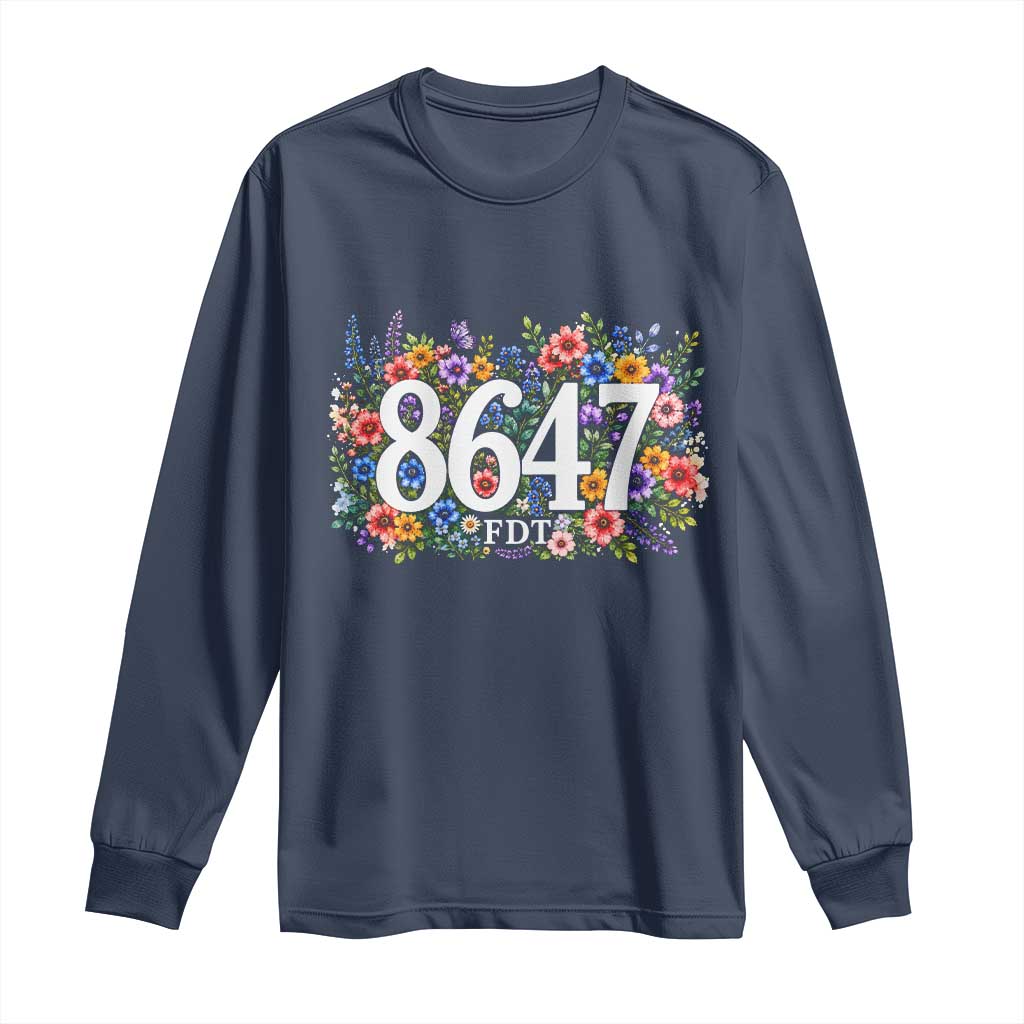 86 47 Floral Boho Style Long Sleeve Shirt Subtle FDT