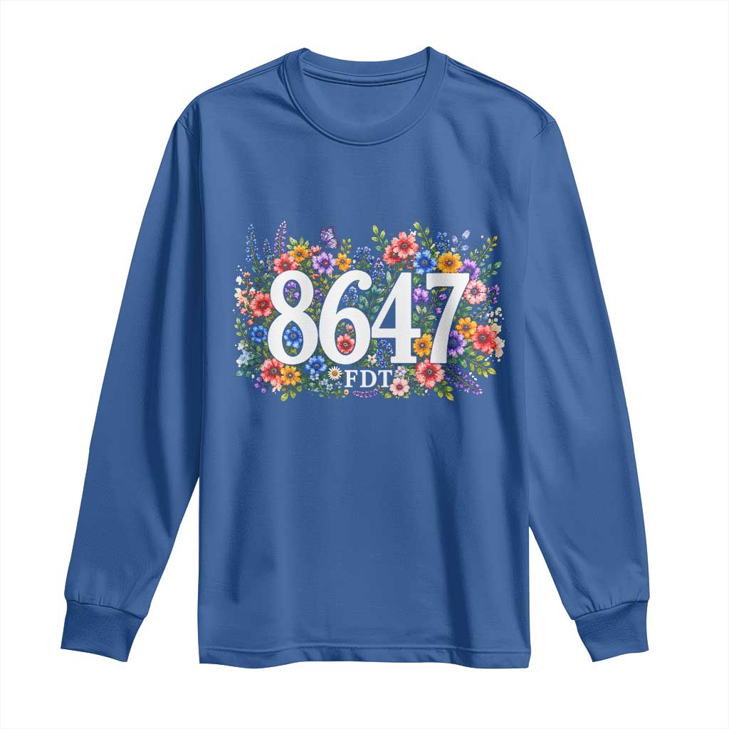 86 47 Floral Boho Style Long Sleeve Shirt Subtle FDT